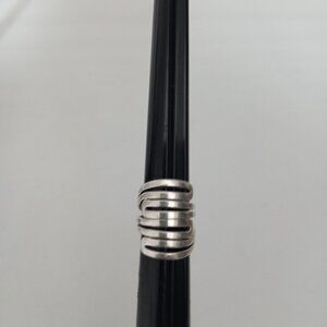 GORGEOUS RETIRED SILPADA WIDE “MODERN MAZE” STERLING SILVER RING SIZE 6.5